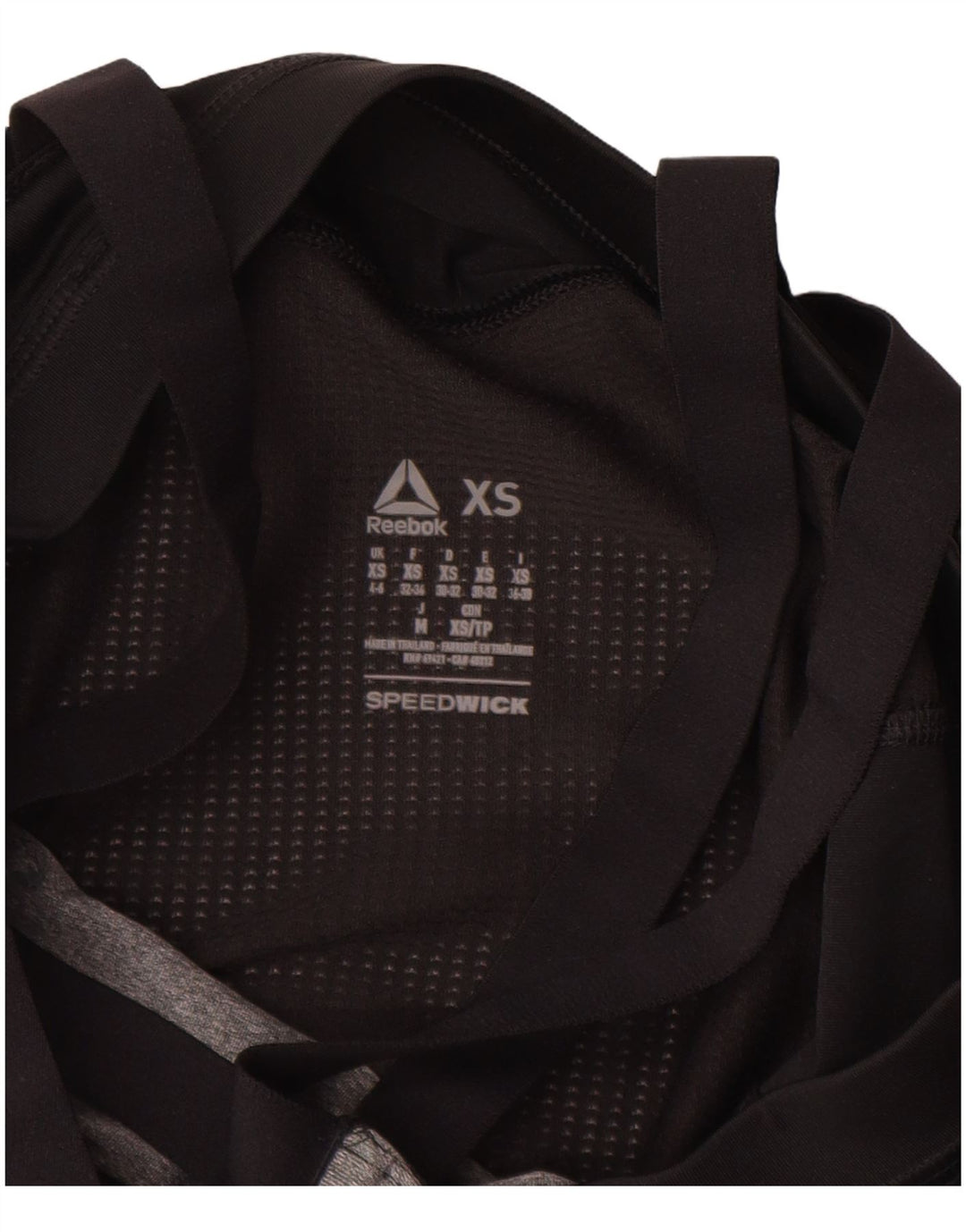 REEBOK Ženski top prsluk Les Mills Graphic UK 4/6 XS Sivi Colourblock