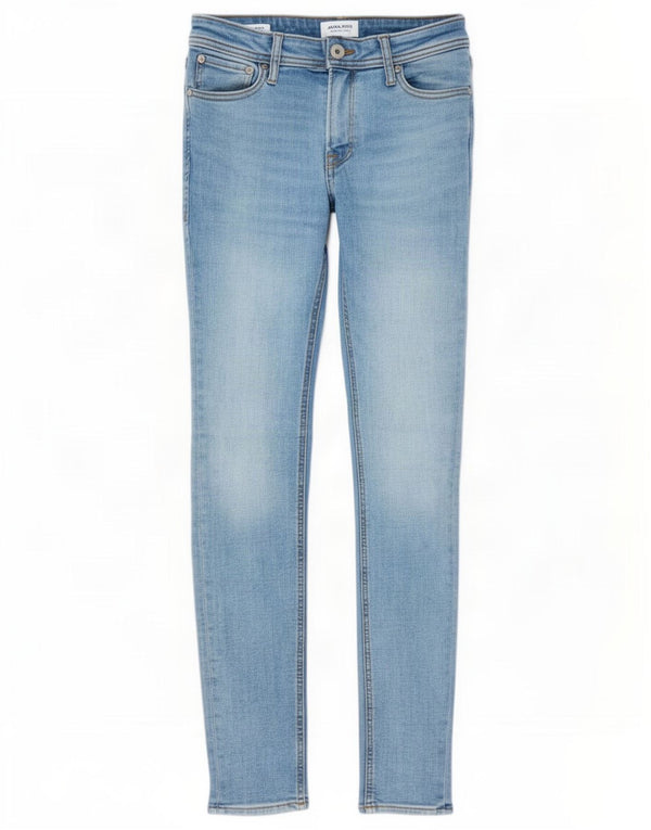 Jack & Jones muške uske traperice Liam W30 L32 plavi pamuk