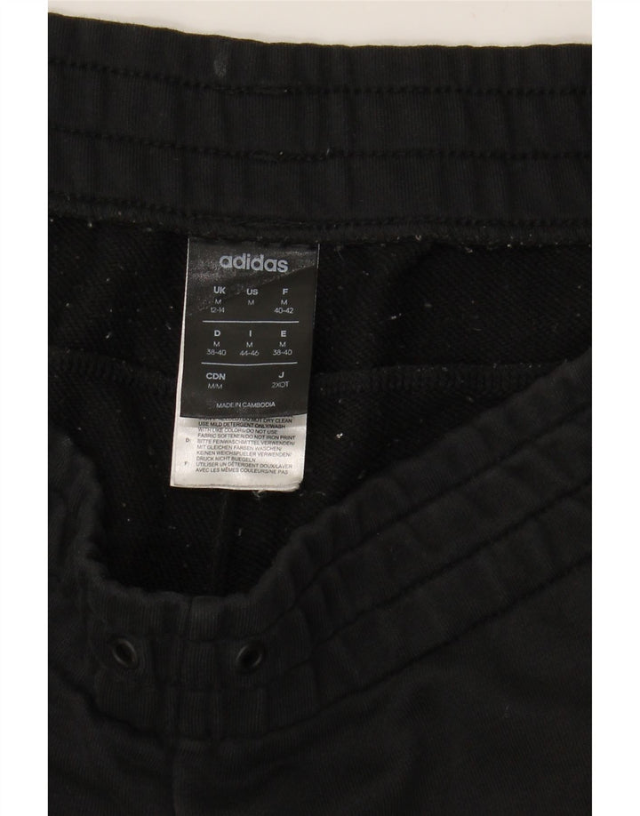 ADIDAS Ženske grafičke trenirke Hlače Joggers UK 12/14 srednje crne