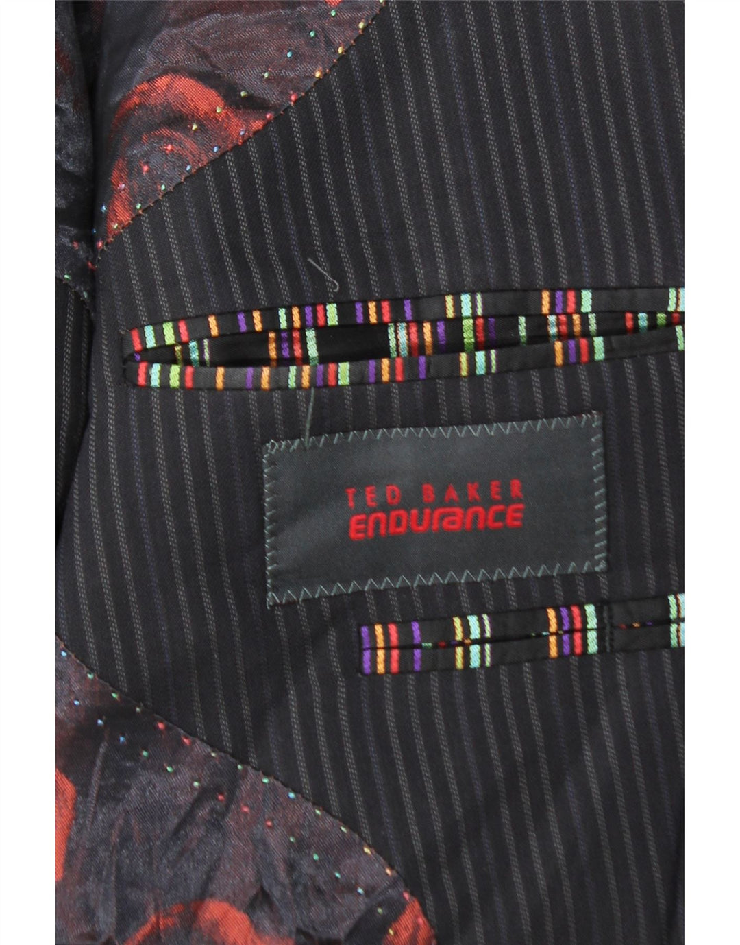 Ted Baker muški sako sa 2 gumba UK 40 velike tamnoplave pruge