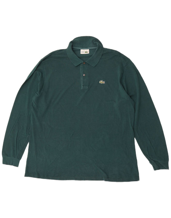 Lacoste muška polo majica dugih rukava, veličina 7 2XL, zeleni pamuk