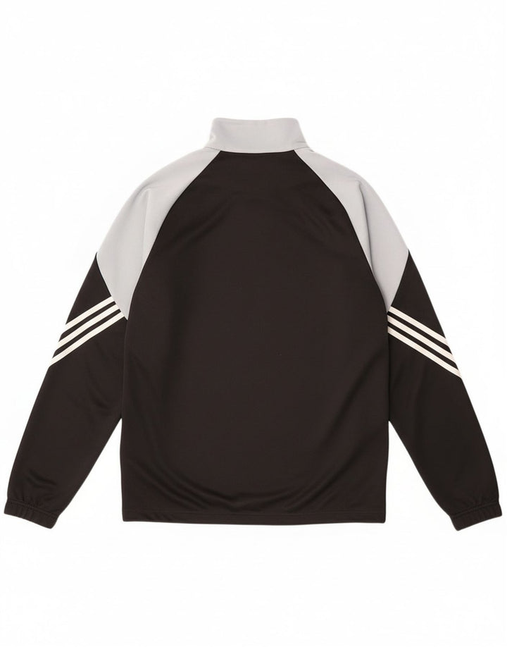 Gornji dio trenirke Adidas Climalite Pulover Medium Black Colourblock