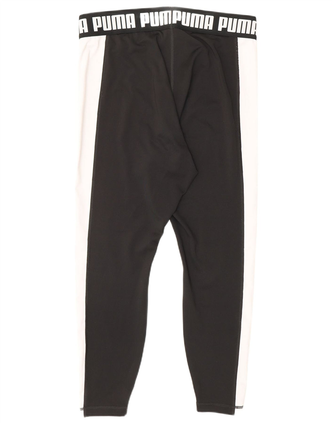 Puma ženske grafičke tajice UK 16 velike crne poliesterske sportske