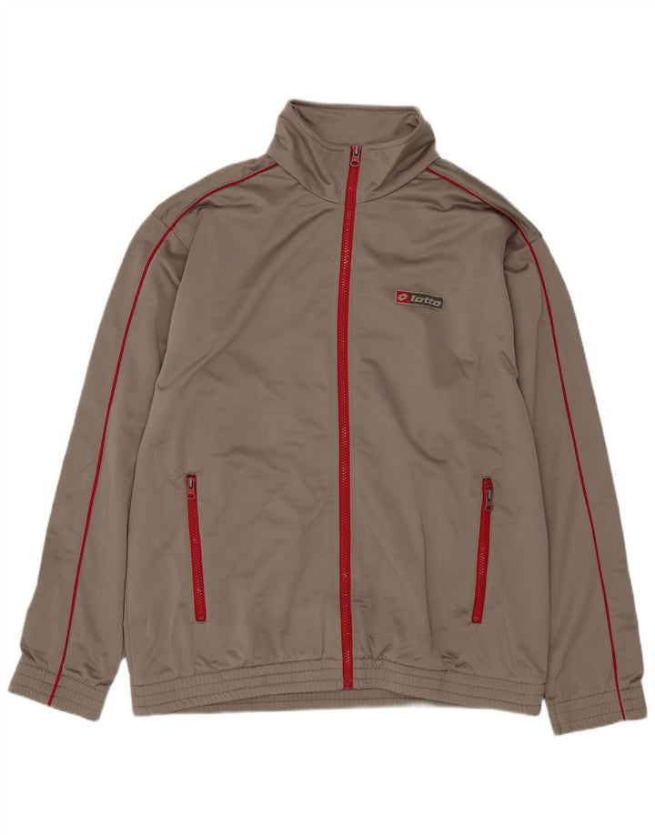 Lotto muška trenirka, velika jakna od kaki poliestera