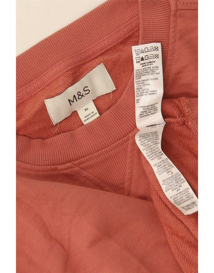 Marks & Spencer muški džemper XL narančasti pamuk
