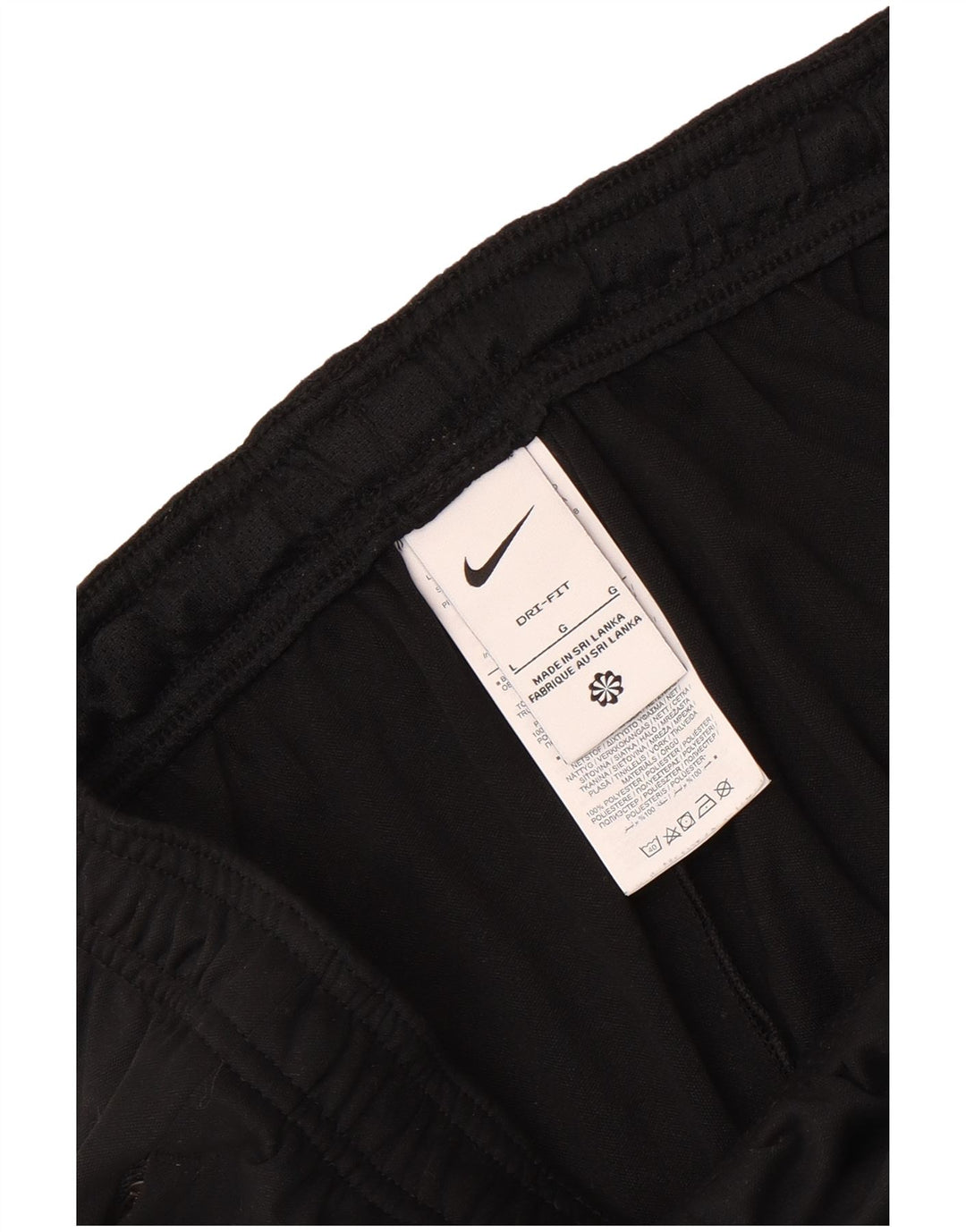 Nike muške hlače za trenirku Dri Fit Large Black Colourblock Poliester