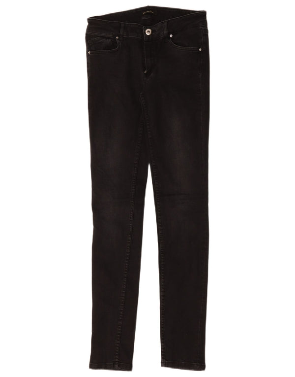 Ženske uske traperice Massimo Dutti EU 34 2XS W24 L29 crni pamuk