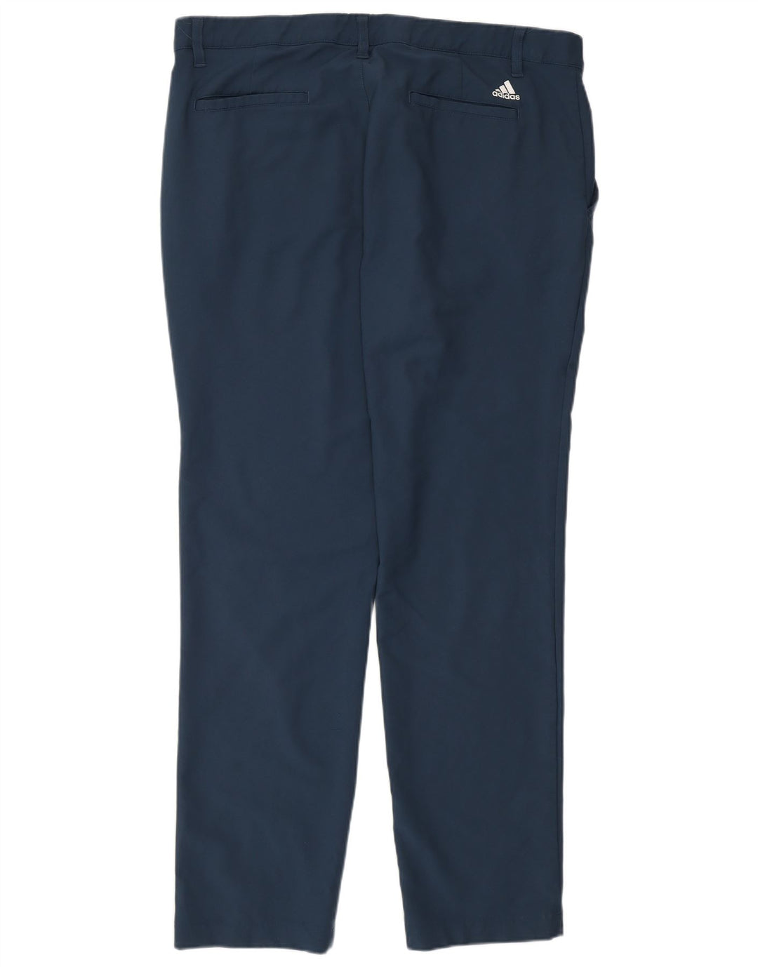 Adidas muške uske chino hlače W36 L32 tamnoplavi poliester