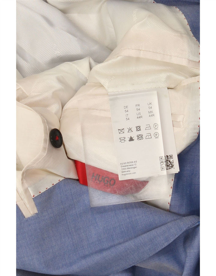 Hugo Boss muška jakna s 2 gumba IT 54 2XL plava vuna