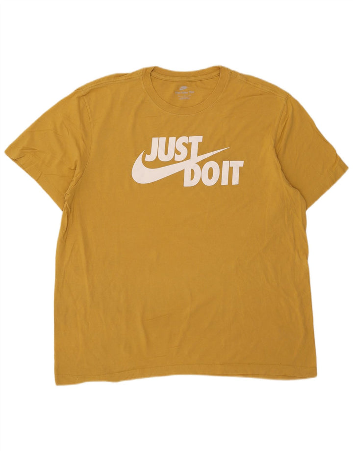 Nike muška majica s grafičkim motivima XL žuta