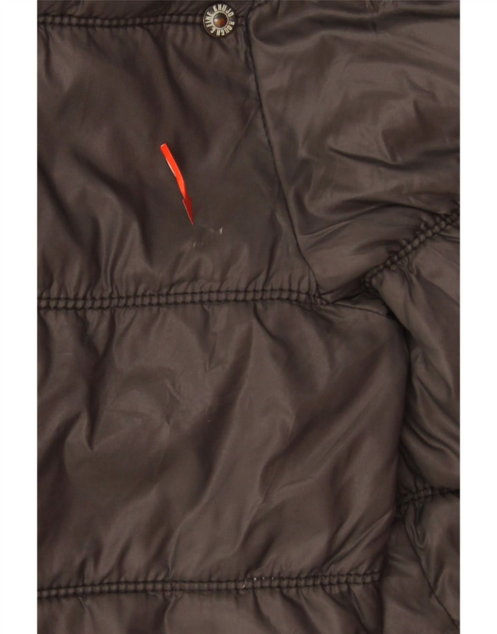 KHUJO Womens Padded Jacket UK 16 Large Grey Polyamide Vintage KHUJO and Second-Hand KHUJO from Messina Hembry 