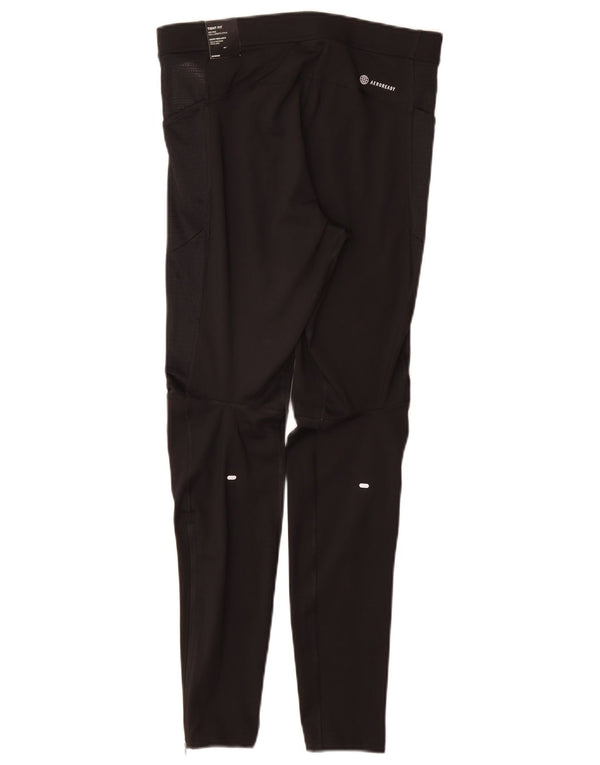 Adidas ženske Aeroready tajice UK 12 Srednje crni poliester