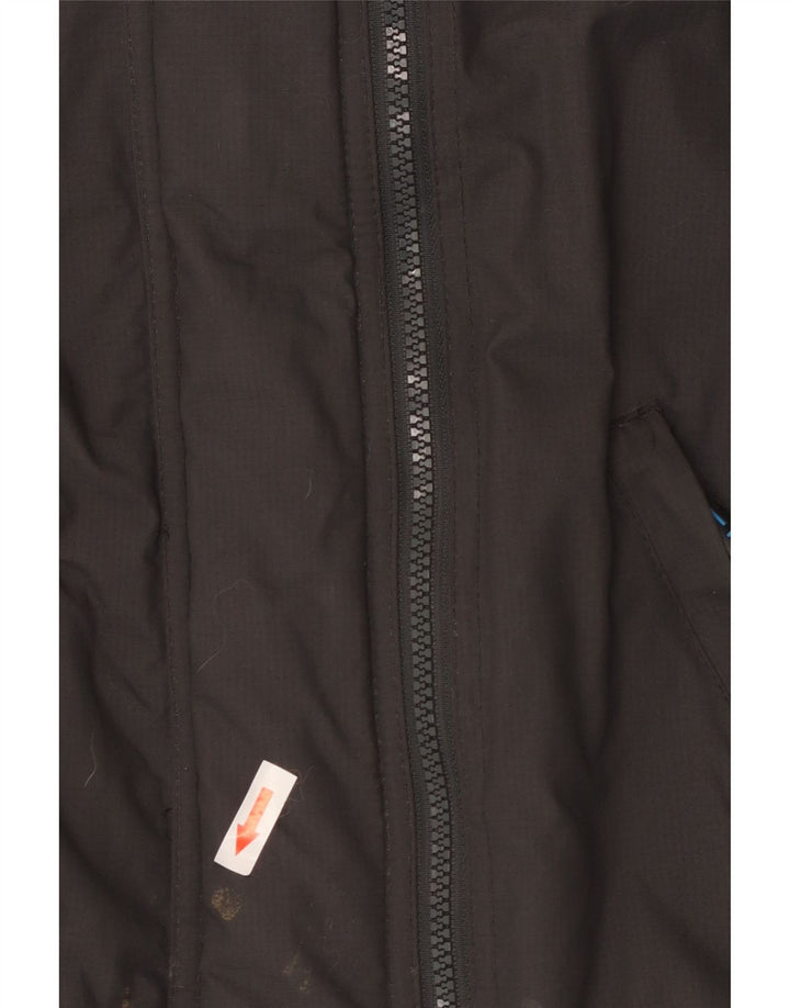 Superdry ženska kišna jakna The Windcheater Graphic UK 10 Mala siva najlonska