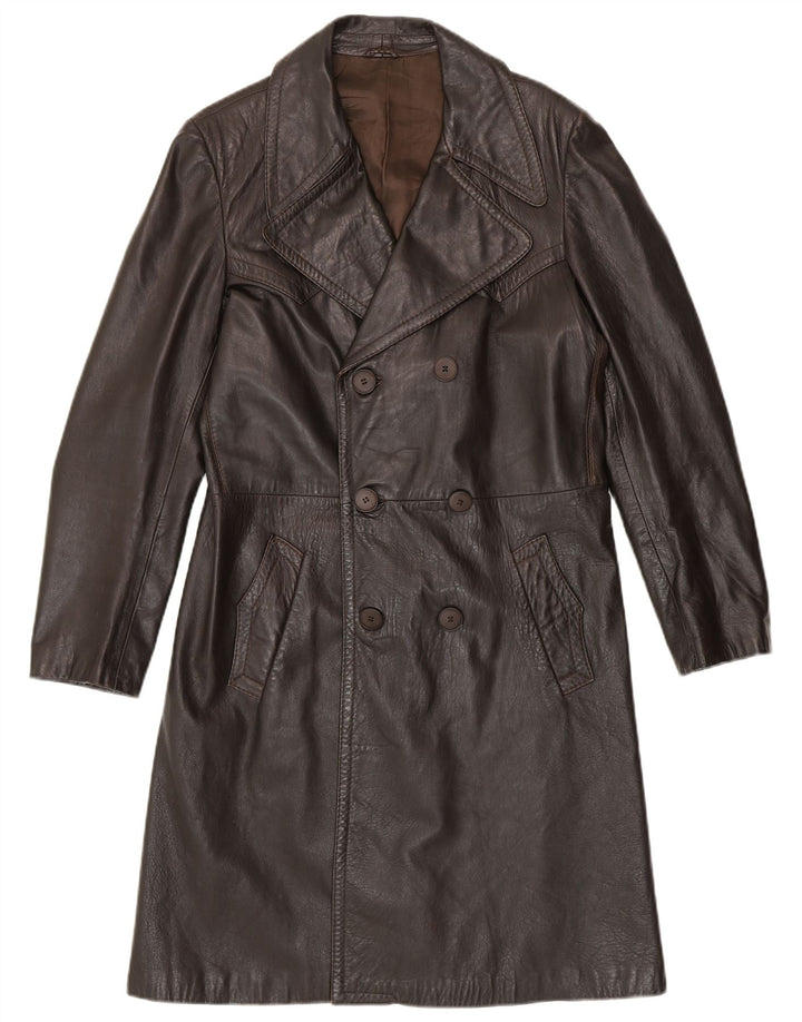 VINTAGE muški kožni kaput IT 50 Large Brown Leather