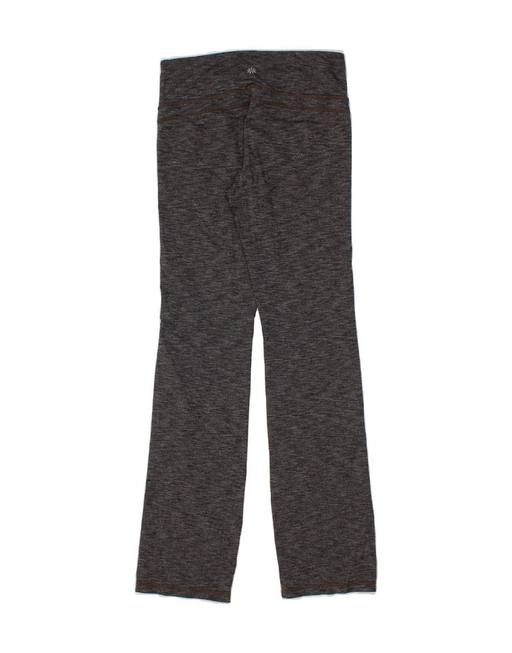 ATHLETA Womens Leggings UK 14 Medium  Grey Flecked Nylon Vintage Athleta and Second-Hand Athleta from Messina Hembry 