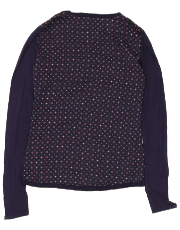 Tommy Hilfiger ženska majica dugih rukava UK 12 srednje tamnoplava geometrijska