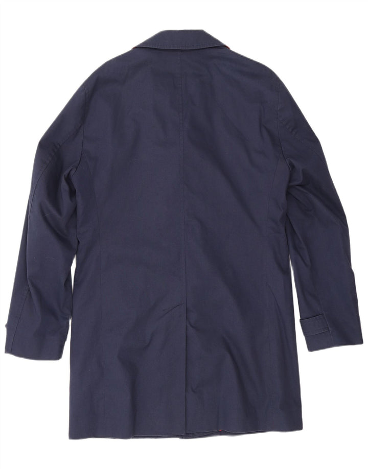 Tommy Hilfiger muški krojeni kaput IT 48 Srednje tamnoplavi pamuk