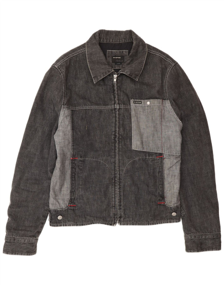 Energie muška traper jakna UK 40 Large Grey Colourblock Pamuk