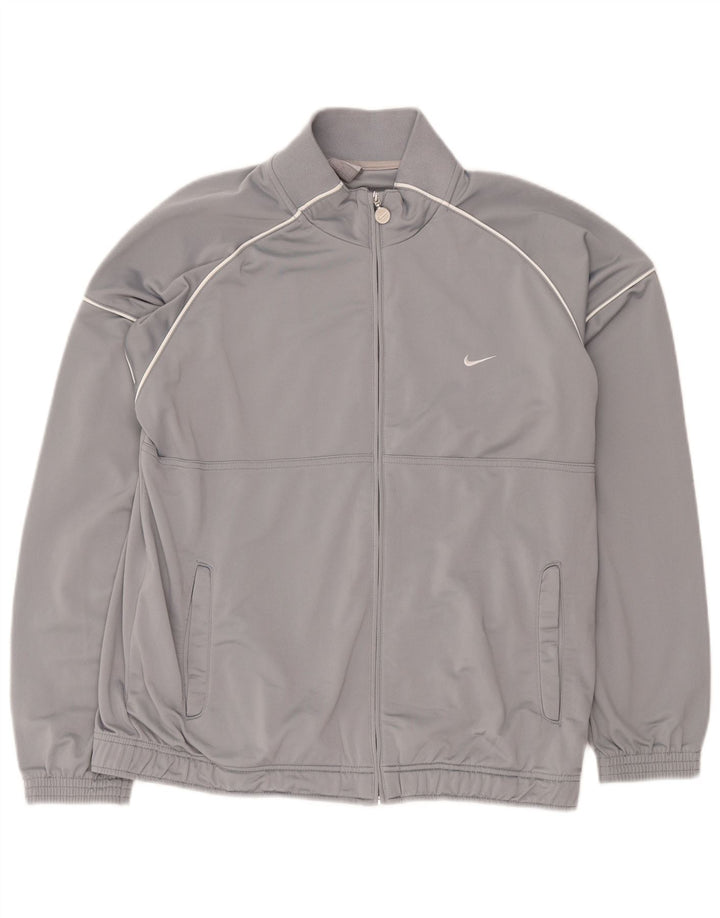 Nike muška gornja jakna za trenirku UK 41/43 veliki sivi poliester