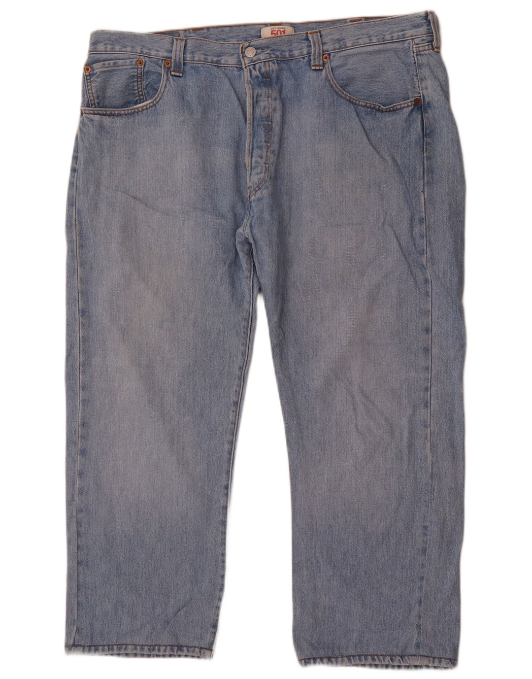 Levi's muške 501 ravne traperice W40 L26 plavi pamuk