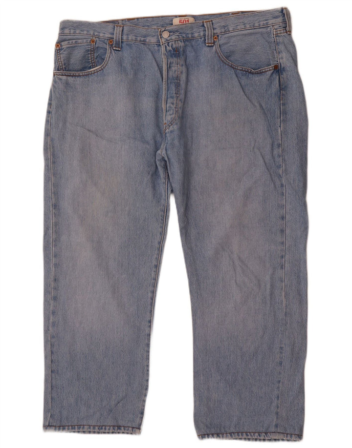 Levi's muške 501 ravne traperice W40 L26 plavi pamuk