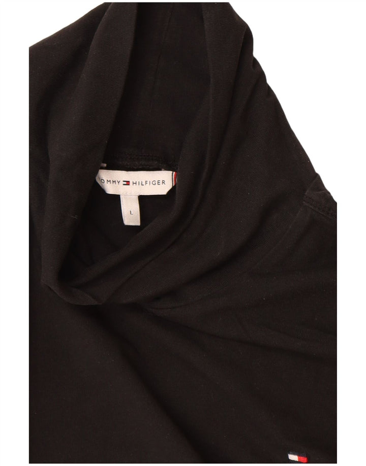 TOMMY HILFIGER Ženska majica dugih rukava UK 14 Velika crna