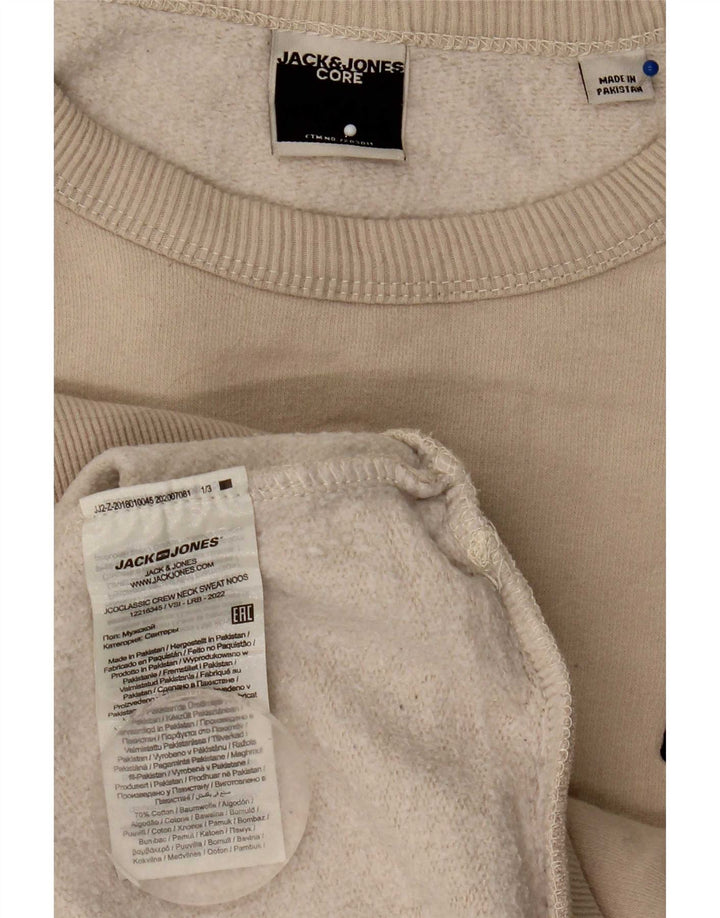 Jack & Jones muška majica s kratkim rukavima Mali bež pamuk