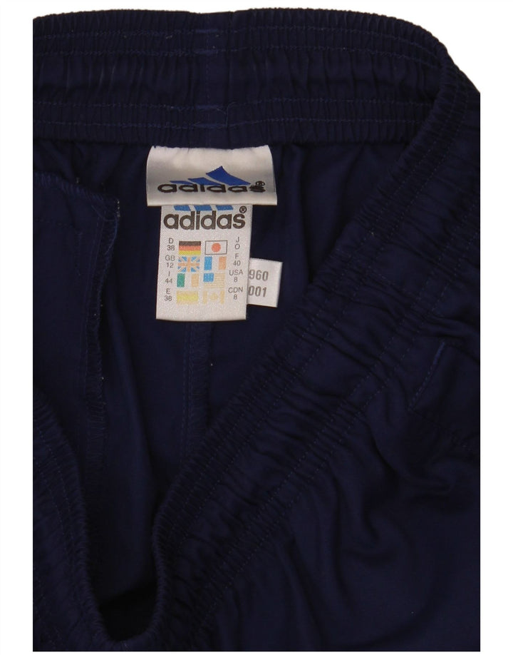 Adidas ženske sportske kratke hlače UK 12 Medium tamnoplavi poliester