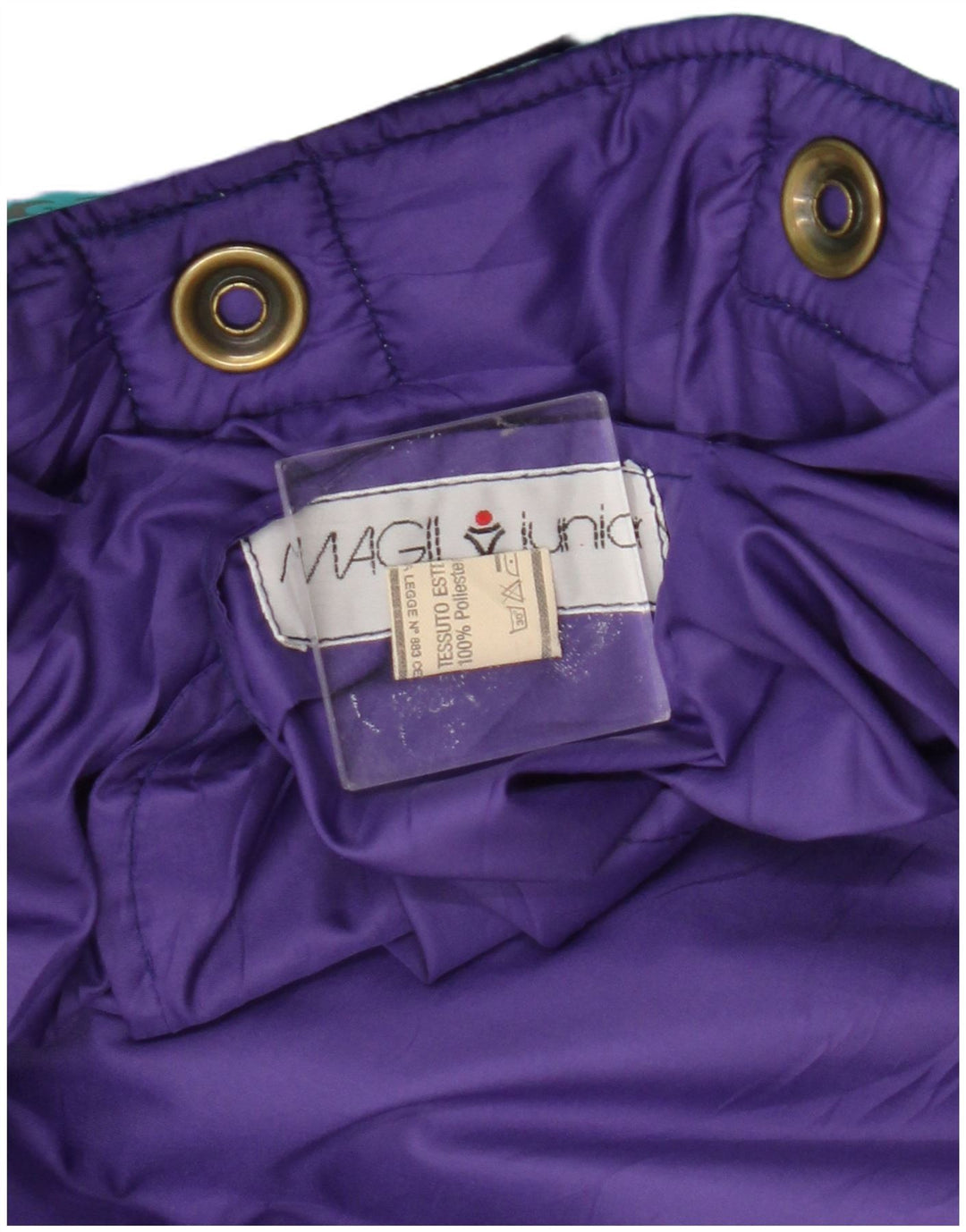 Magil ženski podstavljeni kaput s kapuljačom UK 16 Veliki zeleni cvjetni poliester