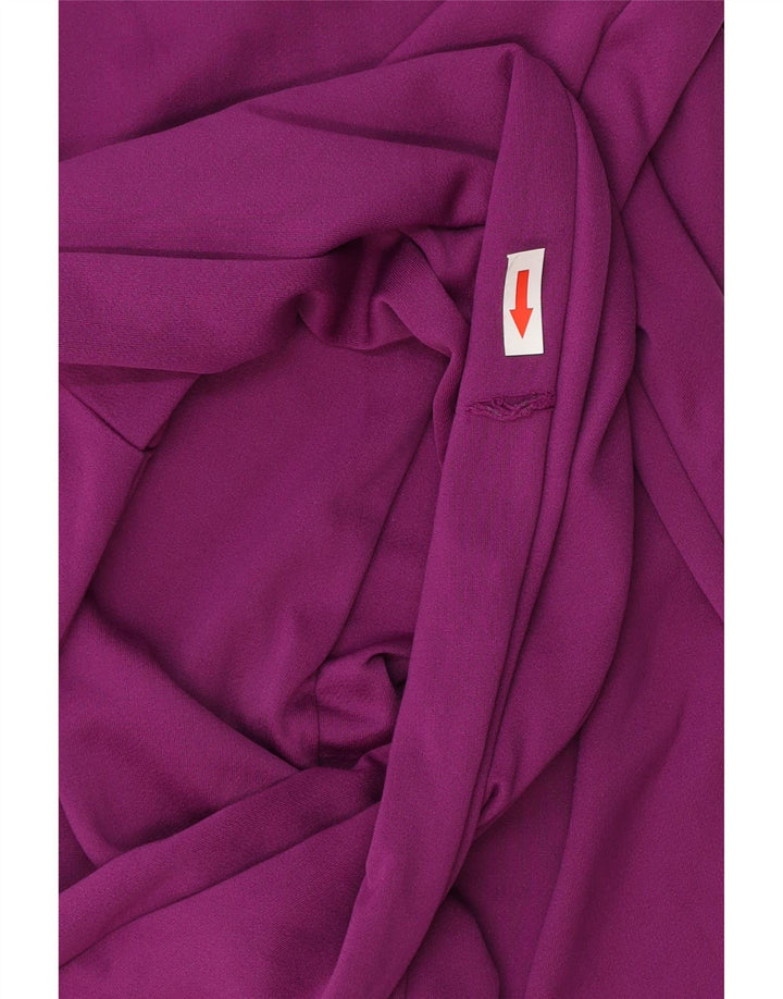 Nike Ženska trenirka Dri Fit Zip Neck Pulover Top UK 10 Small Purple