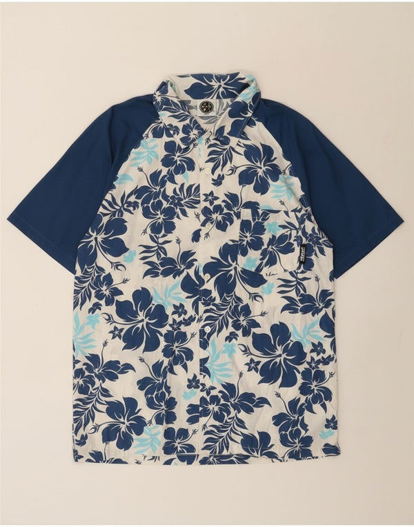 Maui and Sons muška grafička majica kratkih rukava XL plavi cvjetni pamuk