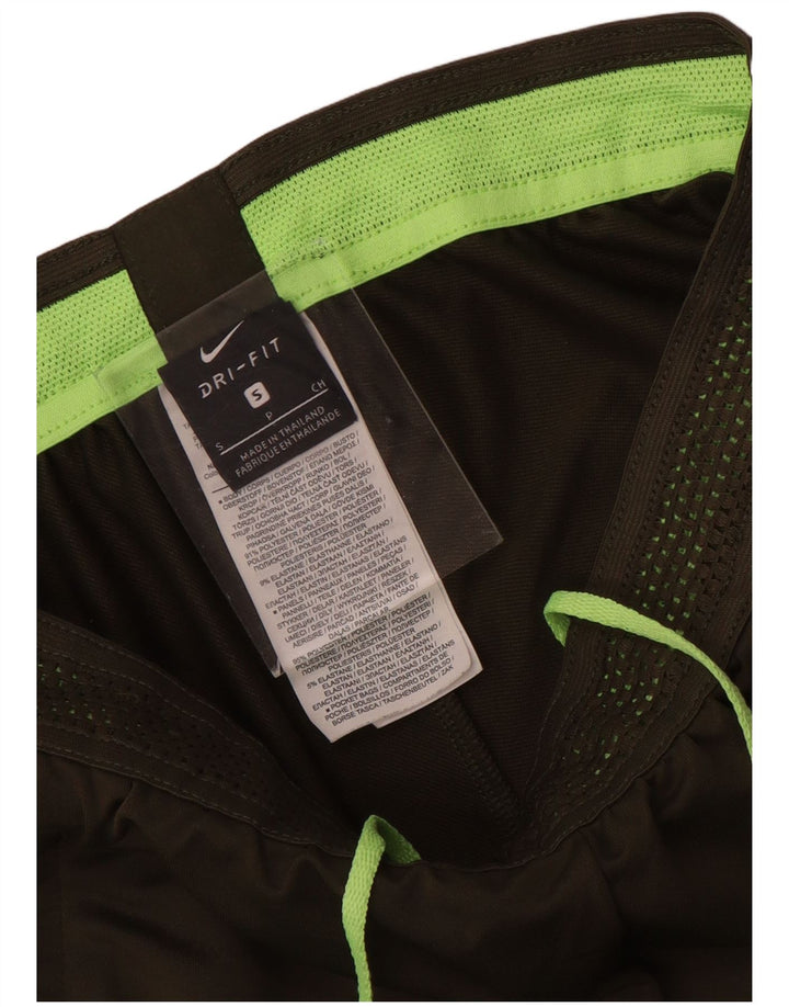 Nike muške Dri Fit hlače za trenirku Male kaki geometrijske poliesterske hlače