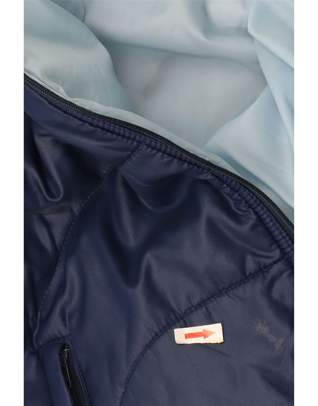 Vintage muška podstavljena jakna IT 54 2XL tamnoplavi poliamid