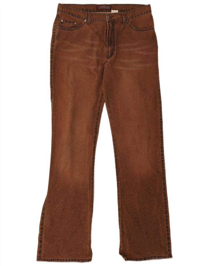 VINTAGE Ženske Bootcut traperice W32 L32 Smeđe