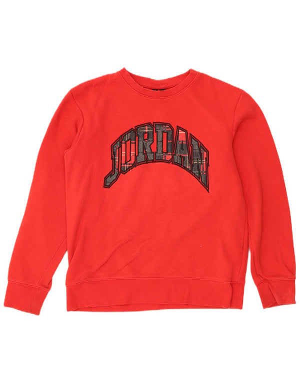 Jordan Boys Graphic Sweatshirt Džemper 13-14 godina XL Crveni