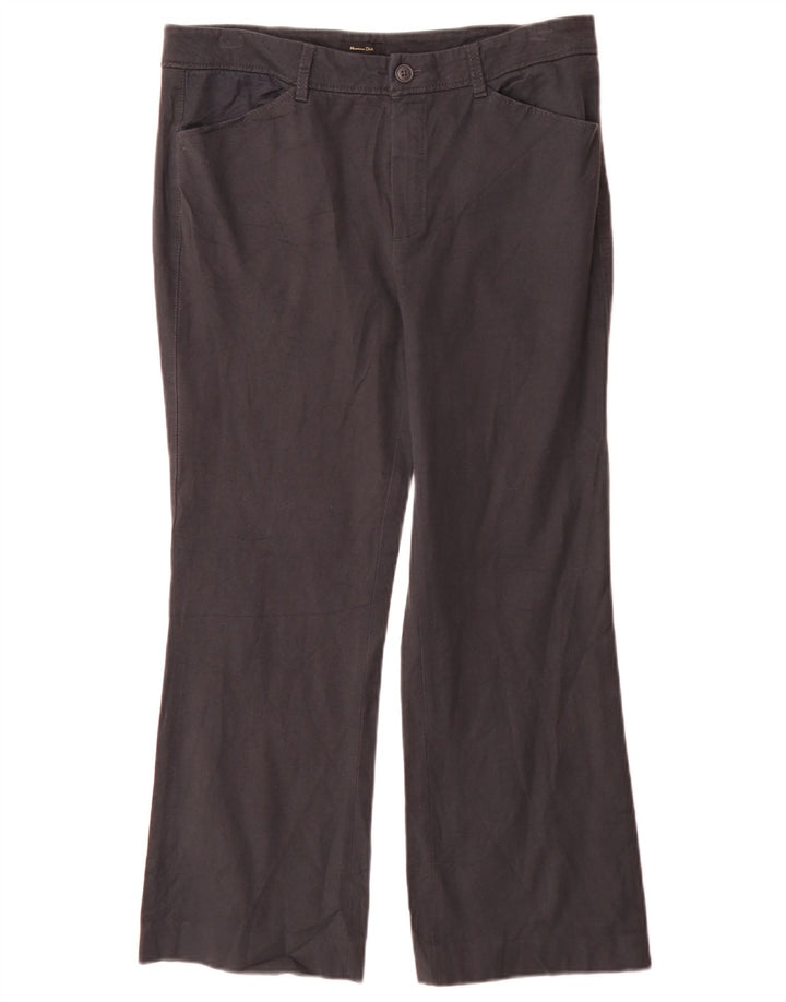 Ženske ležerne hlače Massimo Dutti Bootcut EU 42 Large W32 L27 sive