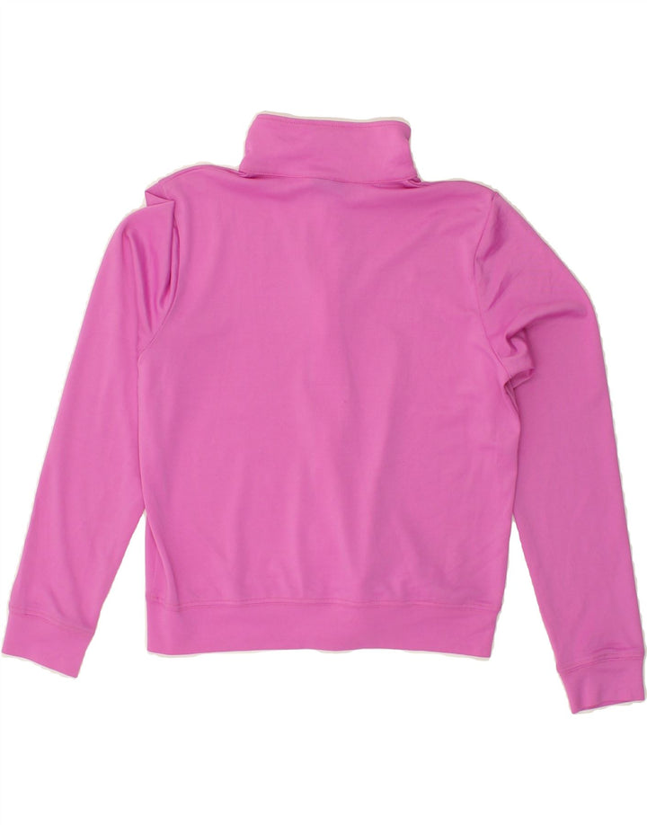 MOSSIMO Womens Crop Tracksuit Top Jacket UK 14 Medium Pink Vintage Mossimo and Second-Hand Mossimo from Messina Hembry 