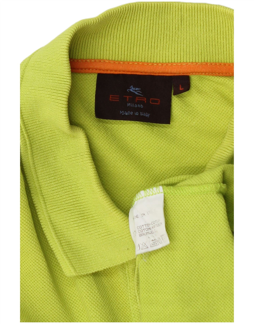 Etro muška polo majica velika zelena pamuk