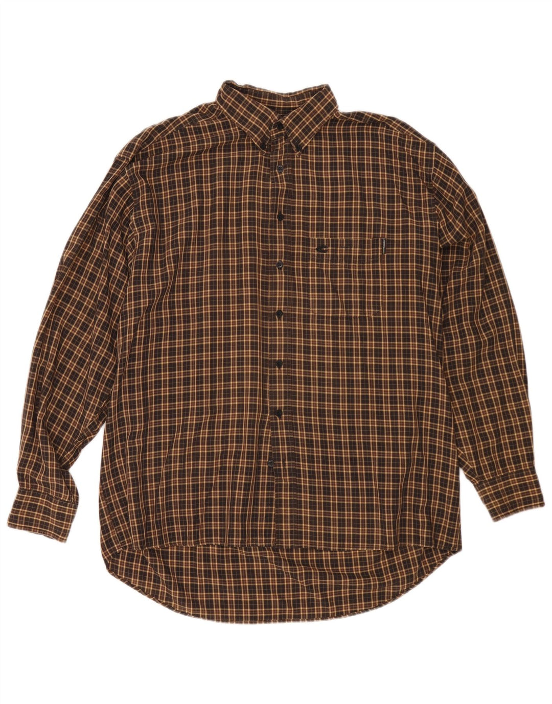 Camel Active muška flanelska košulja, veliki smeđi karirani