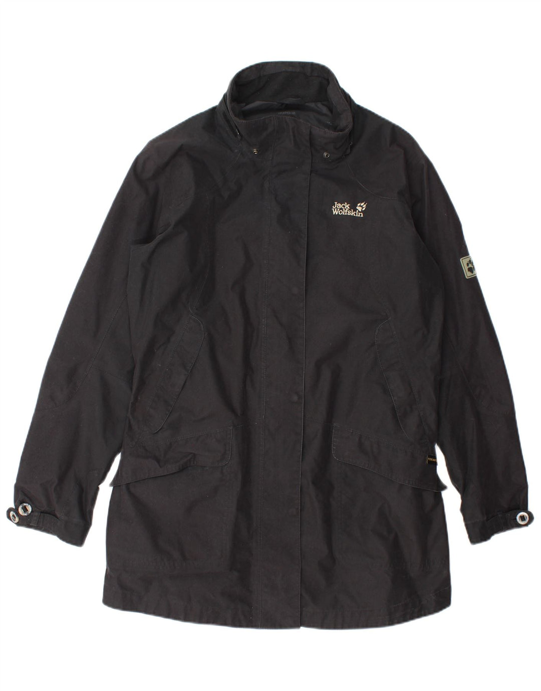 Jack Wolfskin ženska vjetrovka UK 18/20 XL crni poliester