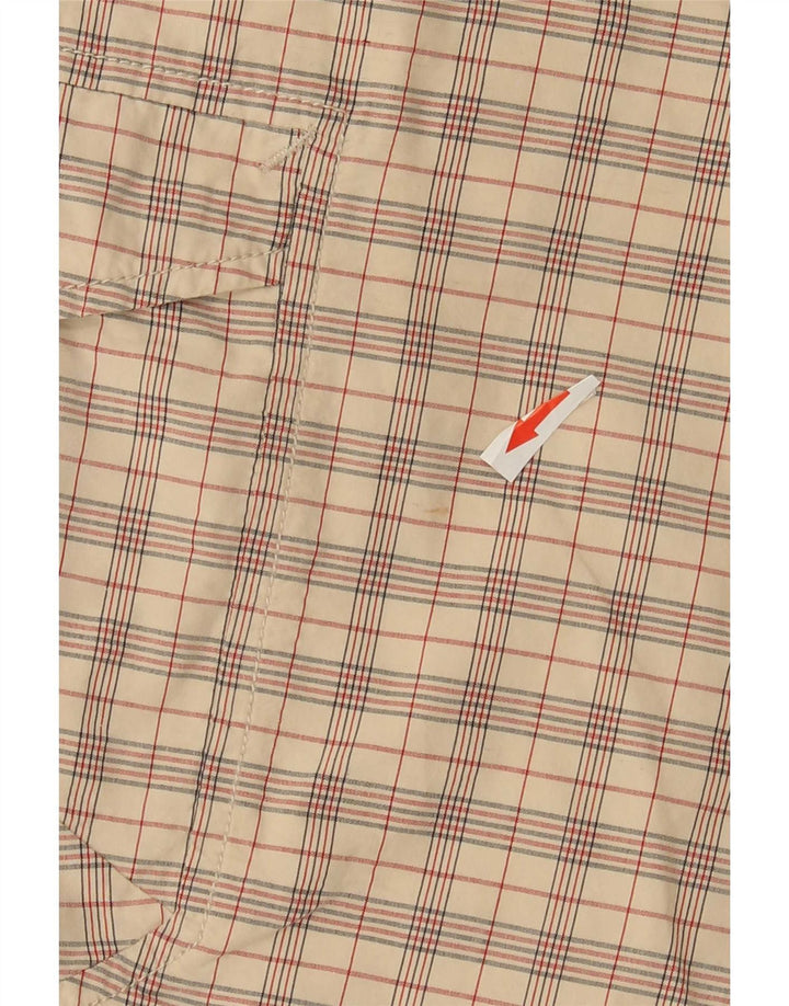 Invicta muške kargo kratke hlače IT 52 XL W36 bež karirani pamuk