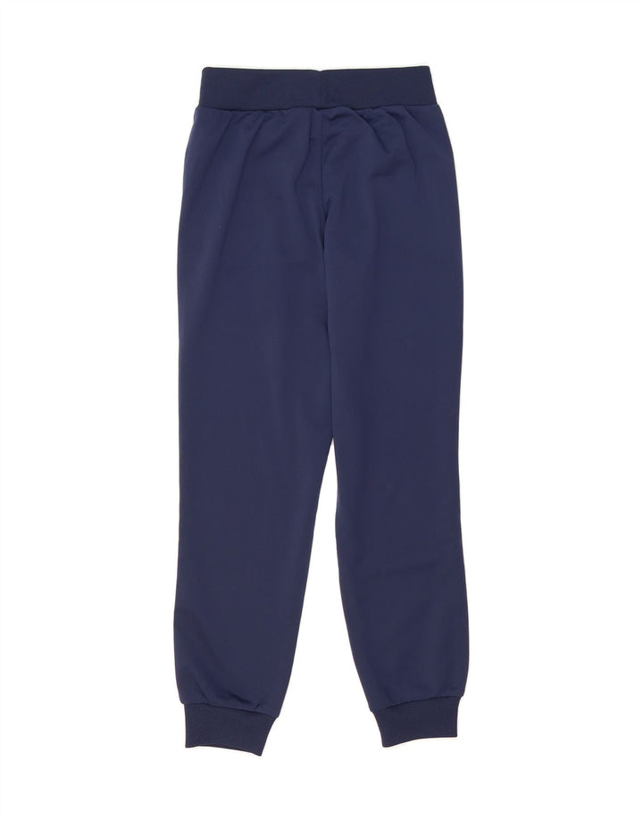 PUMA Boys Tracksuit Trousers Joggers 9-10 Years  Navy Blue Polyester Vintage Puma and Second-Hand Puma from Messina Hembry 
