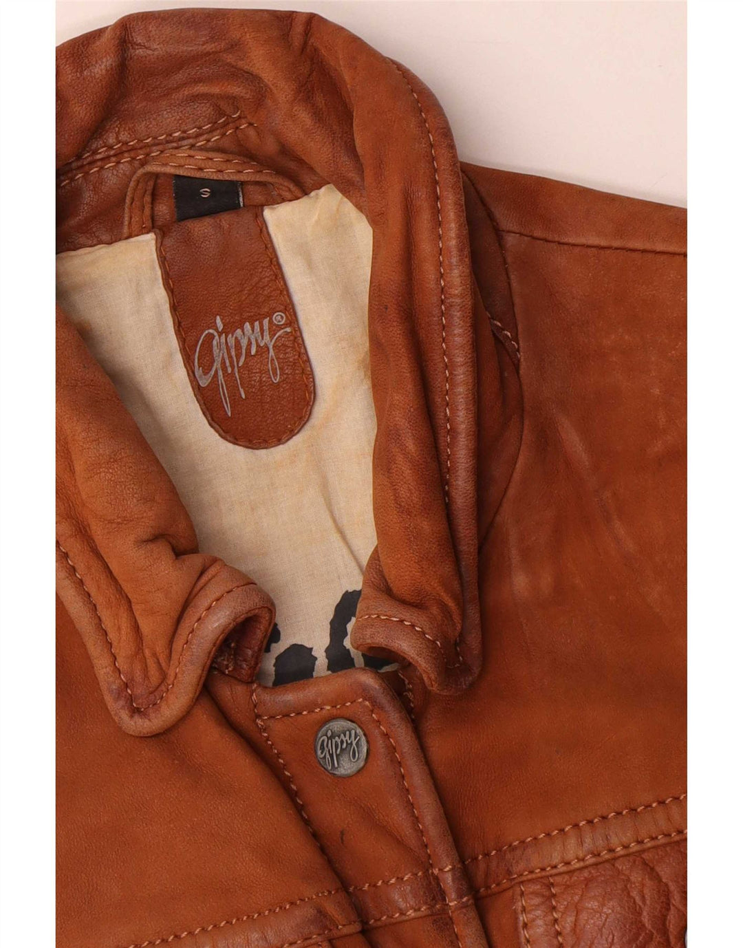 Gypsy ženska kožna jakna UK 10 Small Brown
