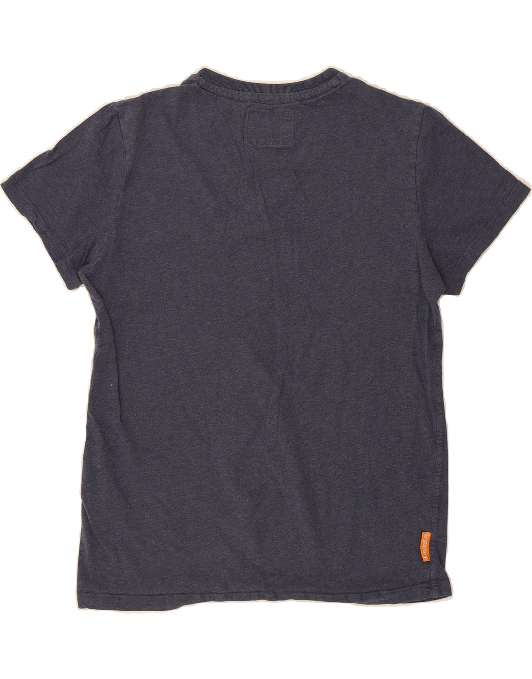 SUPERDRY Mens T-Shirt Top Medium Navy Blue Cotton Vintage Superdry and Second-Hand Superdry from Messina Hembry 