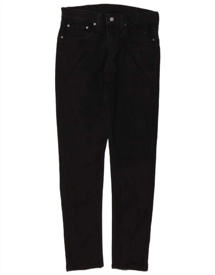 LEVI'S muške 512 uske sužene traperice W34 L32 crni pamuk