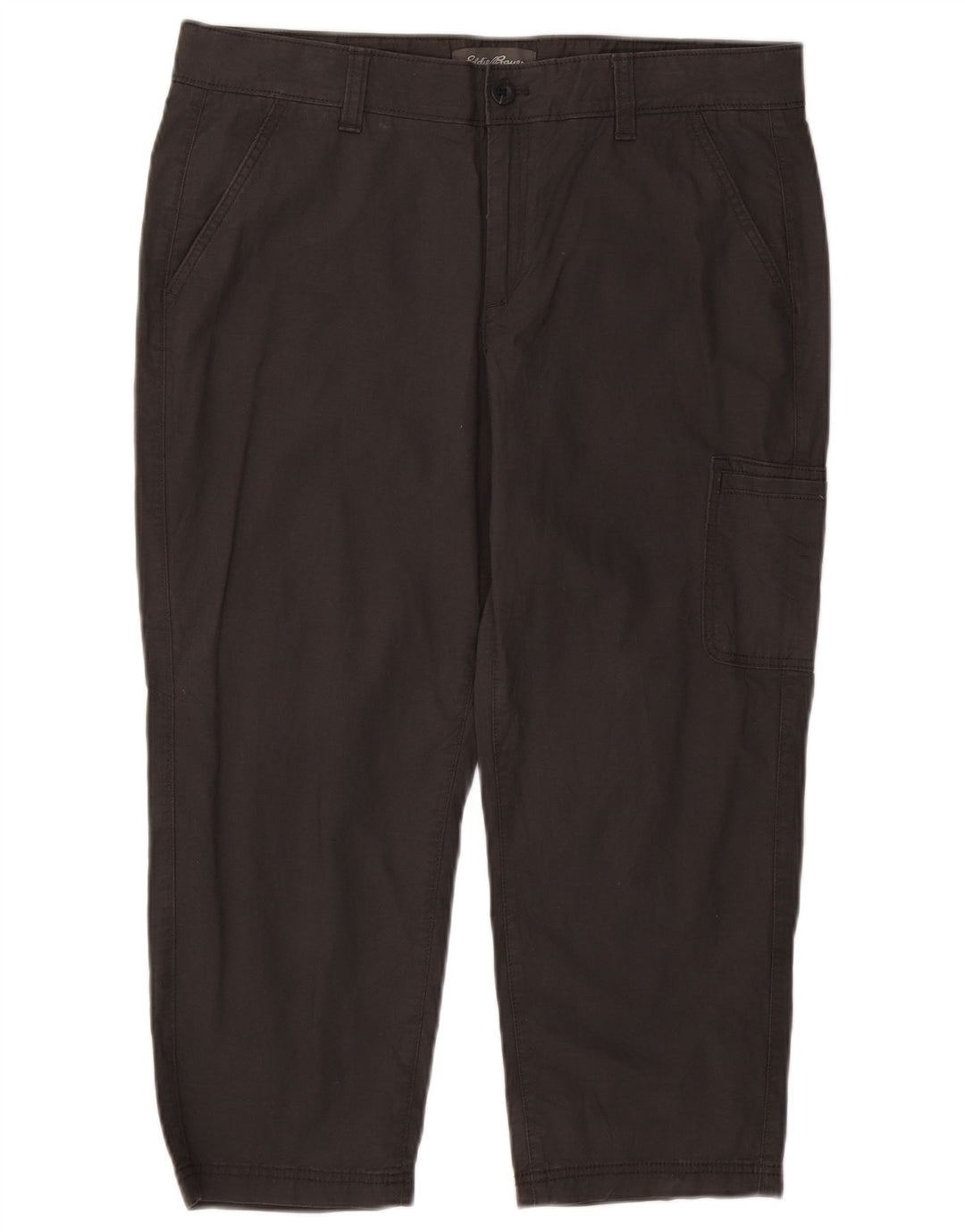 EDDIE BAUER Ženske ravne Cargo kapri hlače US 14 XL W36 L23 sive