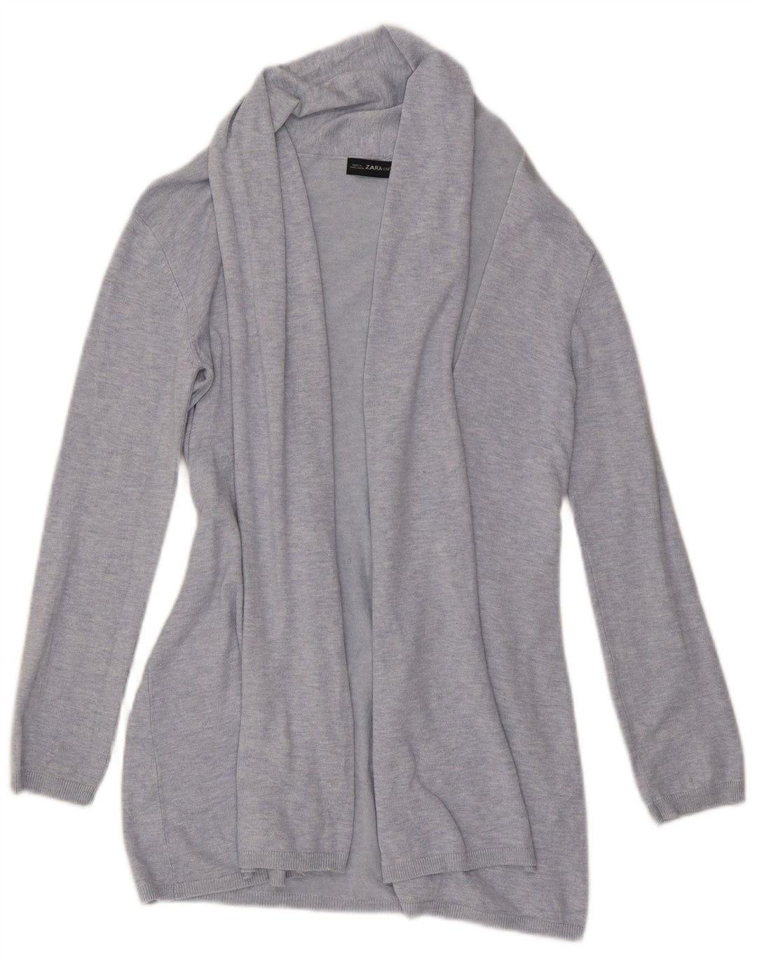 Zara ženski dugi kardigan pulover UK 10 Small Blue