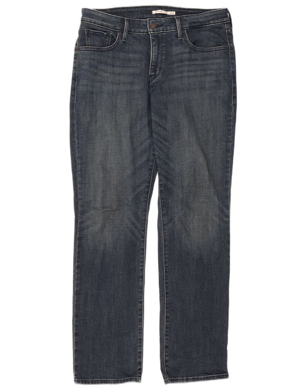 Levi's ženske ravne traperice 314 za oblikovanje US 16 2XL W33 L31 plavi pamuk