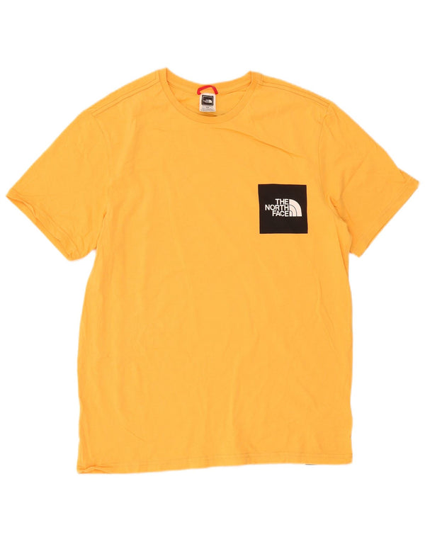 The North Face muška majica kratkih rukava s grafičkim motivima Srednje žuti pamuk