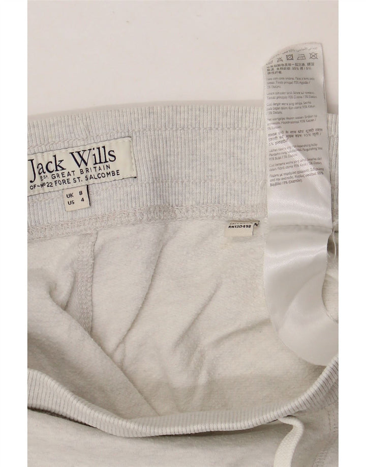 JACK WILLS Ženske trenirke s grafičkim motivima Joggers UK 8 Male sive